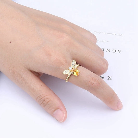 Anillo de Citrino con Abeja - Image 4