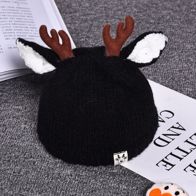 Gorro Infantil de Lana Gruesa con Orejas de Venado - Abrigo Perfecto para Otoño e Invierno - Image 8
