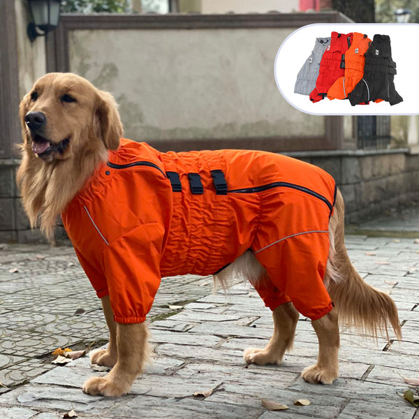 Impermeable para Perros de Cuatro Patas - Ropa Protectora para Mascotas