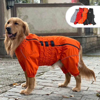 Impermeable para Perros de Cuatro Patas - Ropa Protectora para Mascotas