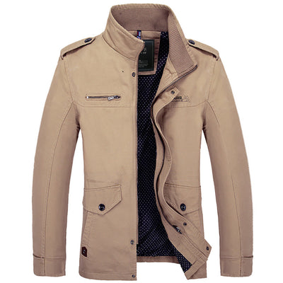 Chaqueta de Algodón Lavado para Hombre - Abrigo Casual Tallas Grandes Invierno - Image 9