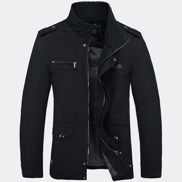 Chaqueta de Algodón Lavado para Hombre - Abrigo Casual Tallas Grandes Invierno - Image 7