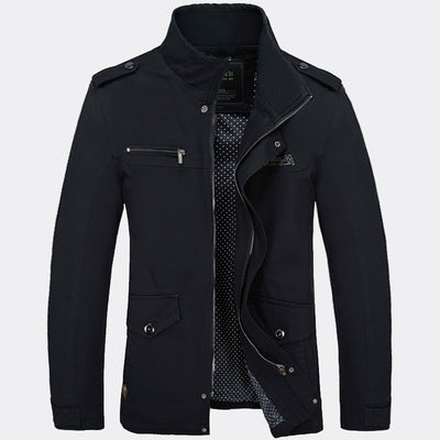 Chaqueta de Algodón Lavado para Hombre - Abrigo Casual Tallas Grandes Invierno - Image 7