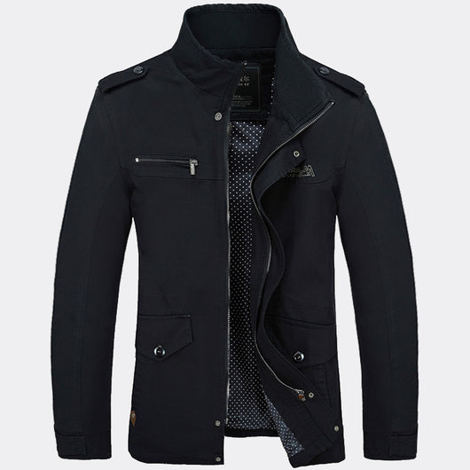 Chaqueta de Algodón Lavado para Hombre - Abrigo Casual Tallas Grandes Invierno - Image 7