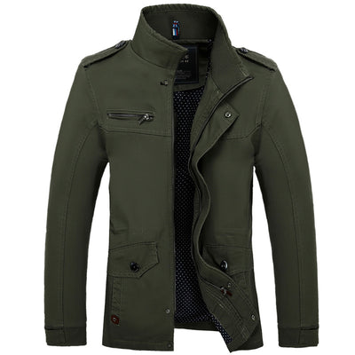 Chaqueta de Algodón Lavado para Hombre - Abrigo Casual Tallas Grandes Invierno - Image 8