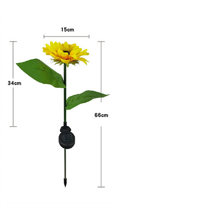 Lámparas Solares Decorativas Girasol con LED - Image 14