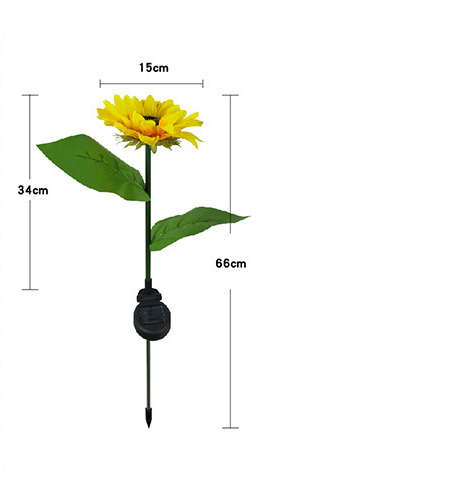 Lámparas Solares Decorativas Girasol con LED - Image 14