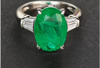 Anillo de Esmeralda en Plata de Ley - Diseño Ancestral Vintage - Image 4
