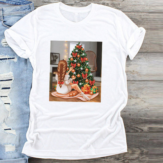 Conjunto de Amigas Navideño con Cuello Redondo y Manga Corta - Image 18