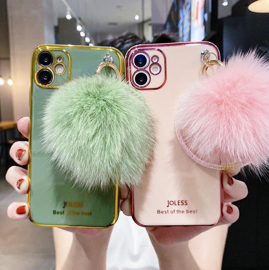 Funda Protectora de Silicona con Pulsera de Bola Electrochapada para Teléfono - Image 10