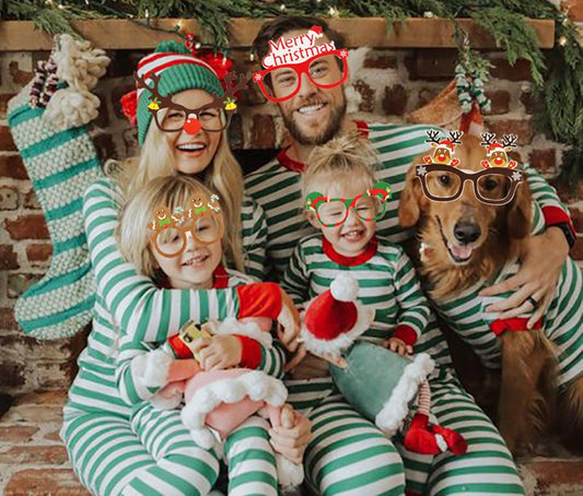 Gafas 3D Navideñas de Papel