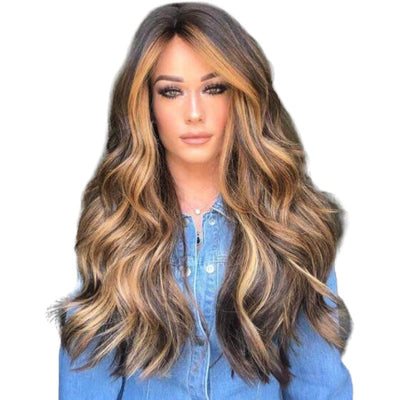 Peluca de Cabello Rizado Largo Medio - Image 6