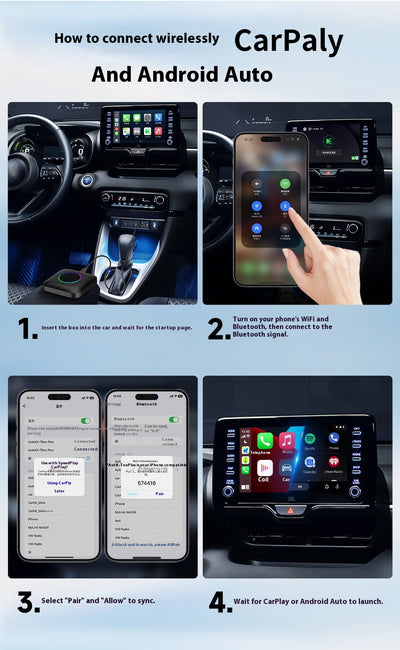 Pantalla Táctil Inalámbrica CarPlay Android 13 con Moxibustión - Image 17