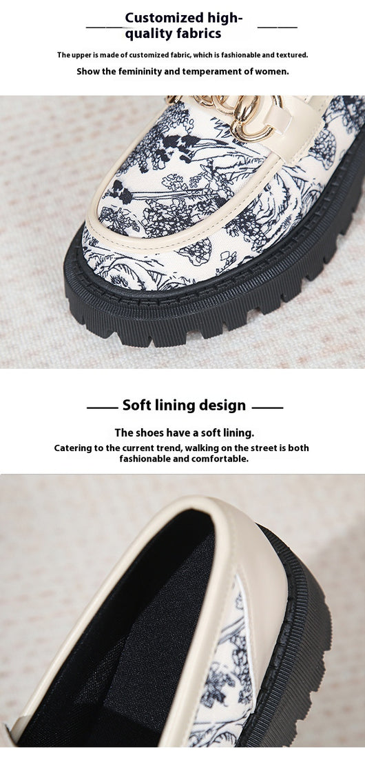 Mocasines Plataforma Plus Size con Cadena Dorada - Estilo Nacional Elegante - Image 18