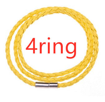 Pulsera de Cuero Trenzado Personalizada para Hombre con Nombre y Acero Inoxidable - Image 79