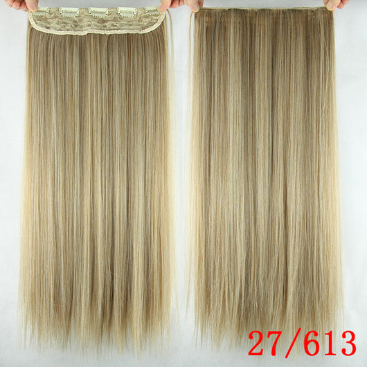 Peluca de un clip con cinco extensiones de cabello sintético - Image 6