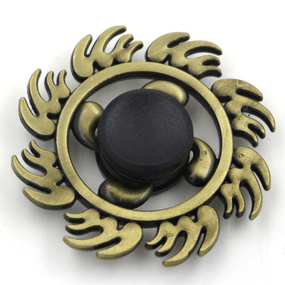 Spinner Giratorio Rey Pollo Bronce - Juguete Interactivo de Dedos - Image 3