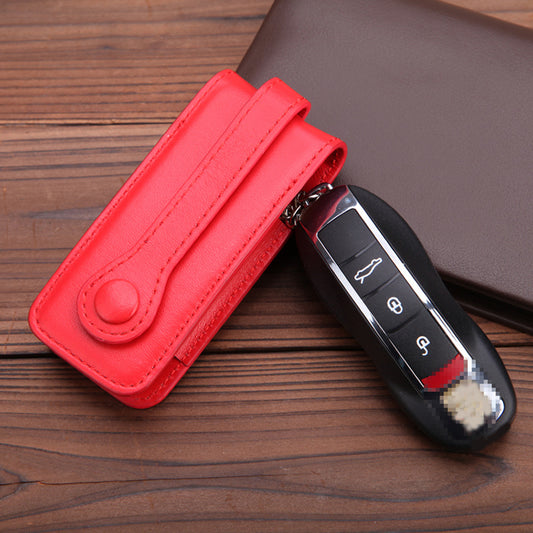 Funda de Cuero Premium para Llaves Porsche - Protección Elegante