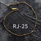 925 sterling Plateado clavicle chain female hipster cold wind RJ 25