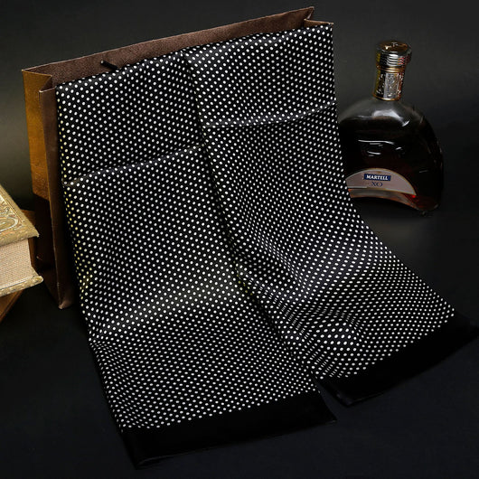 Bufanda Larga de Seda Doble Capa para Hombre - Elegancia y Confort - Image 113