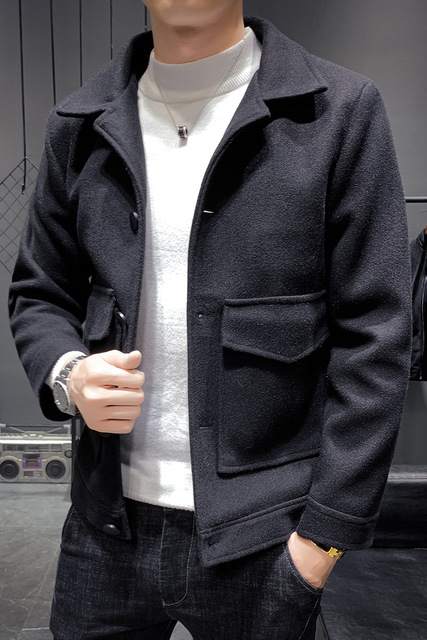 Abrigo Corto Slim Fit para Hombre - Colección Otoño Invierno