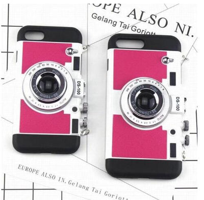 Funda iPhone Estilo Cámara Retro 3D Compatible con Apple - Image 8