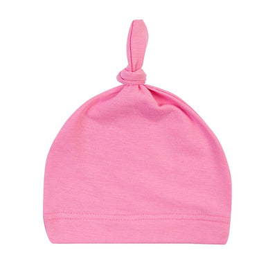 Gorro Anudado para Recién Nacido - Color Sólido Talla Única - Image 20