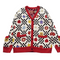 Cardigan Infantil Mosaico Floral Doble - Estilo Tierno y Moderno