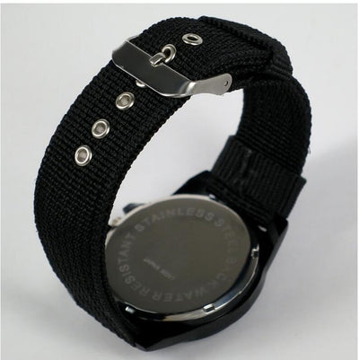 Reloj Militar Deportivo con Correa Tejida - Movimiento de Cuarzo Profesional - Image 6