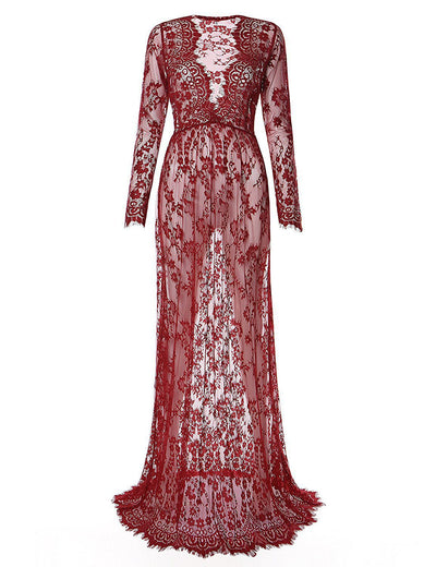 Pijama Embarazo con Encaje - Vestido Premamá Cómodo y Elegante - Image 9