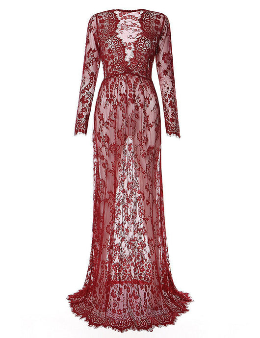 Pijama Embarazo con Encaje - Vestido Premamá Cómodo y Elegante - Image 9