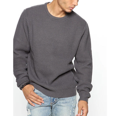 Sudadera Holgada Cuello Redondo Manga Larga para Hombre - Image 17