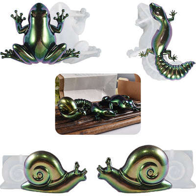 Molde de Silicona para Adornos Pascuales - Rana, Lagartija y Caracol - Image 8