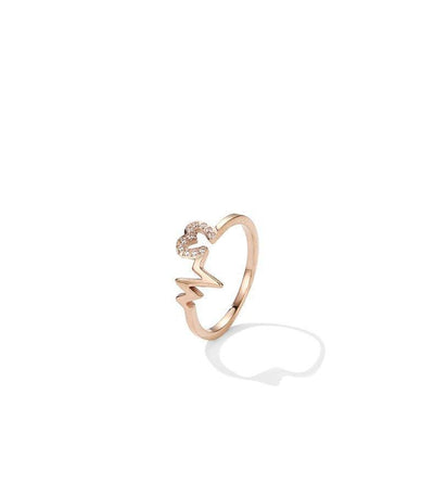 Anillo de Amor Geométrico con Perla de Lujo - Image 2