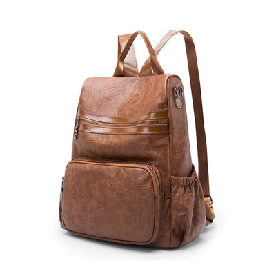 Mochila Casual Coreana para Mujer - Cuero Suave Versátil - Image 8