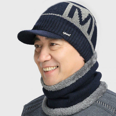 Gorro de Invierno Grueso Acolchado para Hombre - Image 10