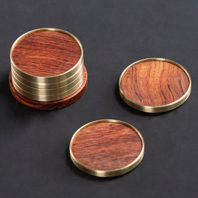Posavasos Térmico de Cobre y Madera - Image 24