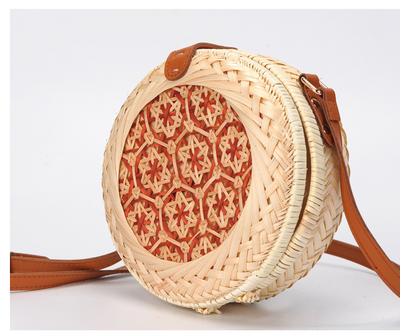 Bolsa Tejida a Mano en Bambú Vietnamita - Image 2