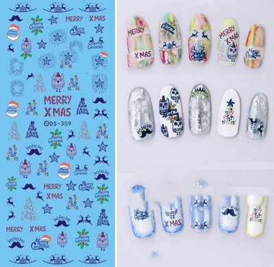 Calcomanías de Manicura Sonriente
