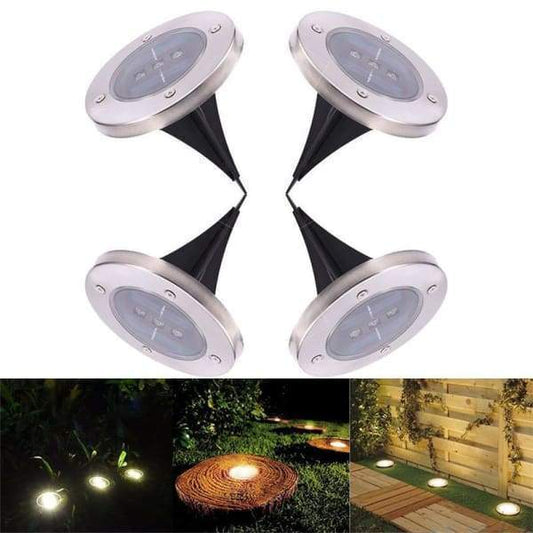 Luces Solares LED Impermeables para Jardín y Césped