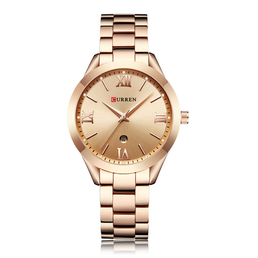 Reloj CURREN 9007 Oro Rosado para Mujer - Lujo y Elegancia en tu Muñeca