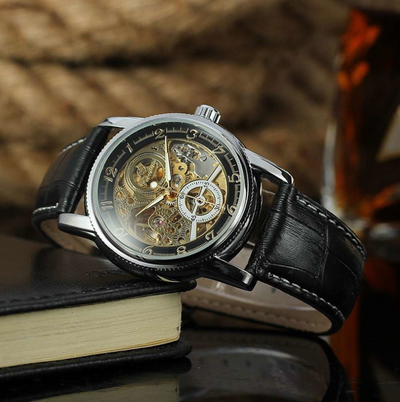 Reloj Deportivo Militar para Hombre con Esqueleto Visible - Image 2