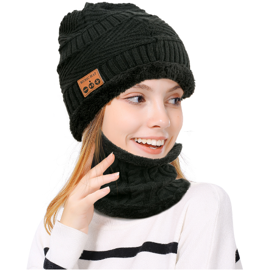 Gorro Tejido Bluetooth con Forro Polar - Conectividad Inteligente