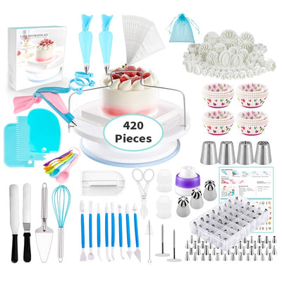 Set Profesional de 420 Piezas para Decoración de Pasteles