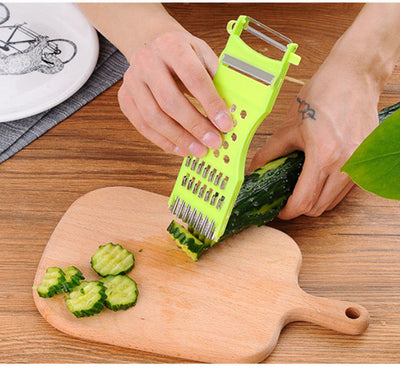 Cortador de Verduras Multifuncional con Rallador Loofah - Image 16