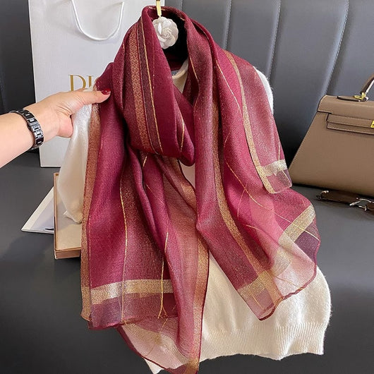 Bufanda Reversible de Doble Cara para Primavera y Otoño - Image 18