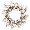 Cotton twig Christmas wreath 20x46cm