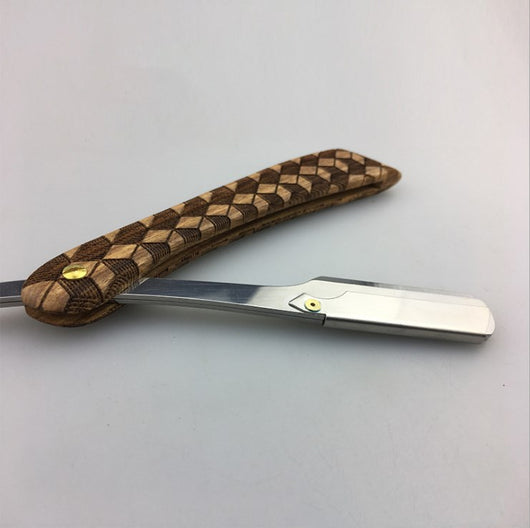 Navaja de Afeitar de Palisandro con Soporte Doble Filo - Image 3