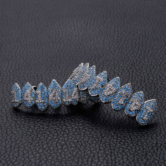 Colmillos de Circonia Cúbica para Hip Hop - Grillz Vampiro de 8 Dientes - Image 2
