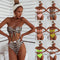 Bikini con Hebilla Metálica Ajustable